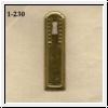 Keyhole escutcheon 1-230